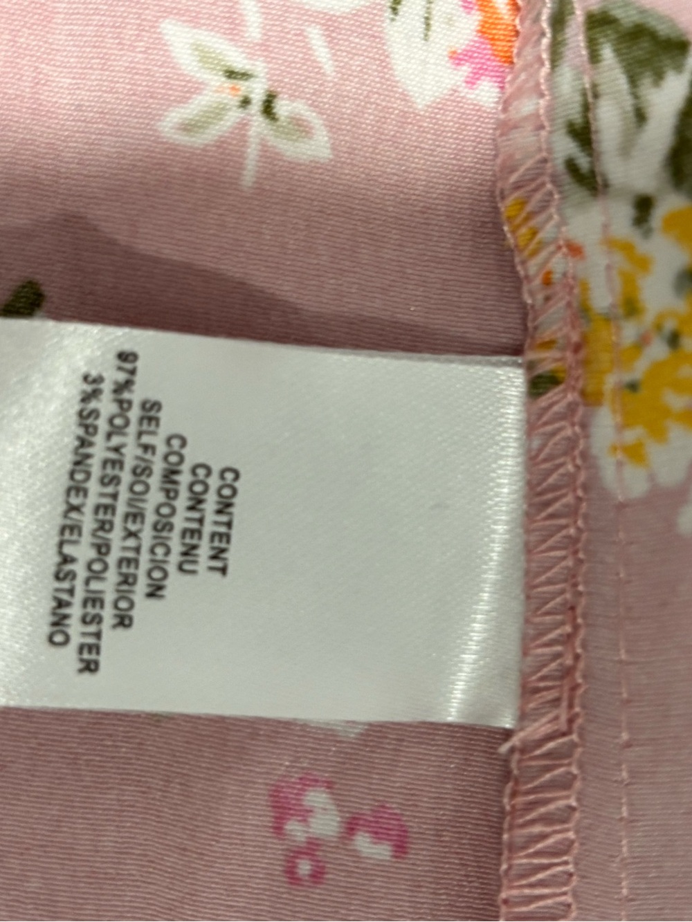 🟡Charles David Blush Pink Floral Wrap Mini Dress with Side Tie - Picture 9 of 10